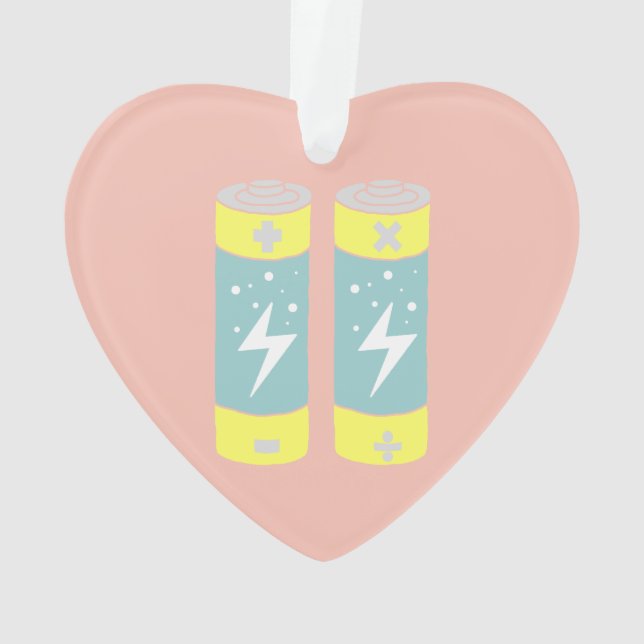 Batteries Ornament (Back)