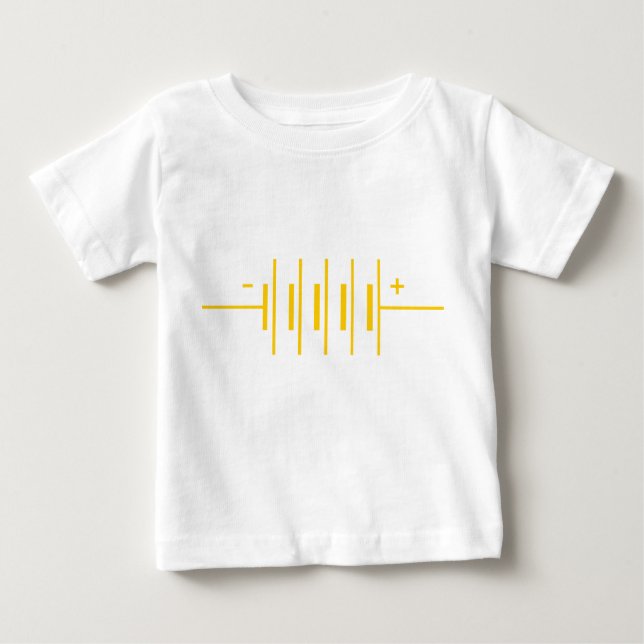 Batteries Symbol Baby T-Shirt (Front)