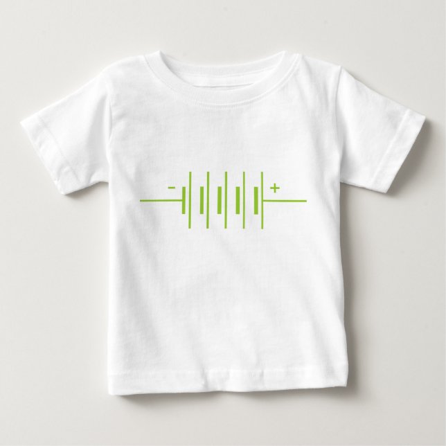 Batteries Symbol Baby T-Shirt (Front)