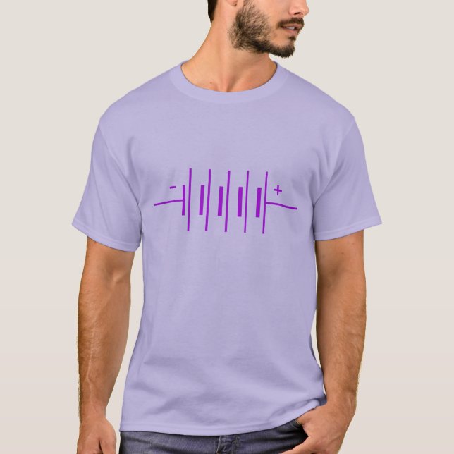 Batteries Symbol T-Shirt (Front)