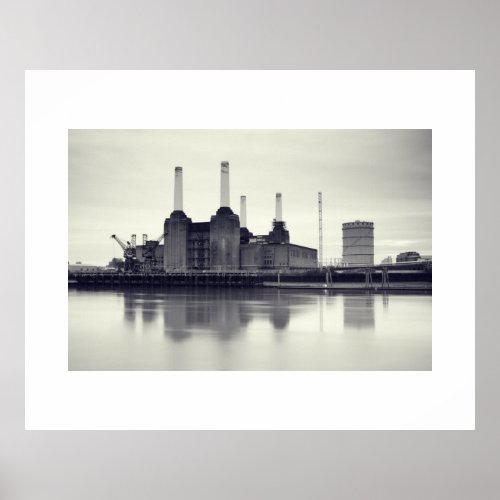 Battersea Power Station London Poster