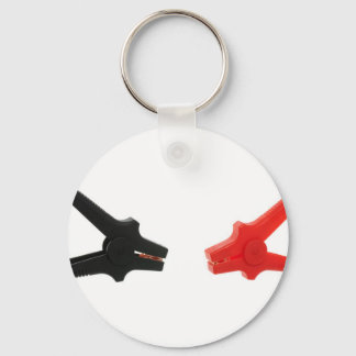 Battery cables keychain