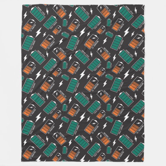 battery charging fleece blanket