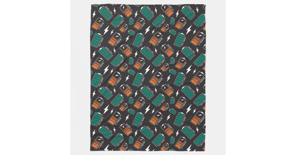 battery charging fleece blanket | Zazzle