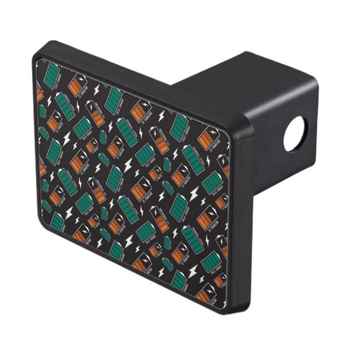 Battery Charging Pattern Hitch Cover