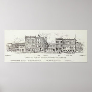 Battery East side California and Sacramento Poster
