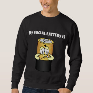 Battery Icon Sweatshirt