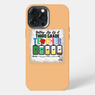 Battery Life Of A 3rd Grade Third Teacher Back To iPhone 13 Pro Max Case