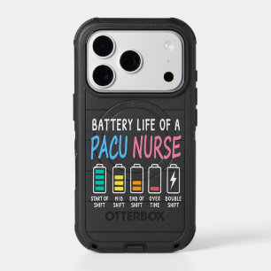 Battery life of a PACU nurse levels humor iPhone 17 Pro Case