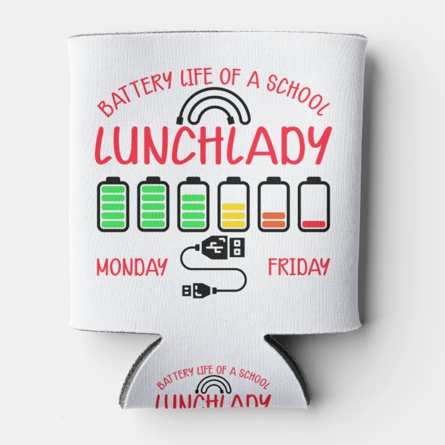Battery Life Of A School Lunch Lady Can Cooler (Front)