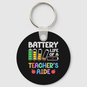 Battery Life Of A Teacher Aide Istant Para Back To Keychain