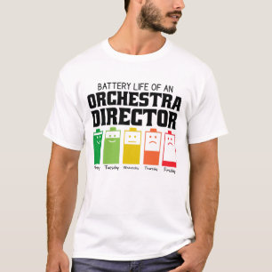 Battery Life Of An Orchestra Director T-Shirt
