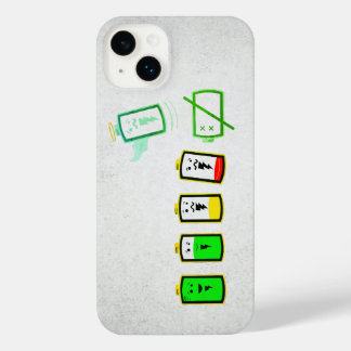 Battery Life -  Retro Green Edition iPhone  14 Plus Case