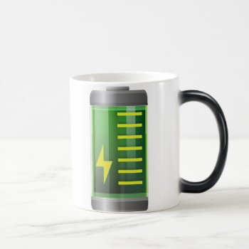 Battery Morph Mug - Morphing Magic Coffee Mug by srk4you at Zazzle