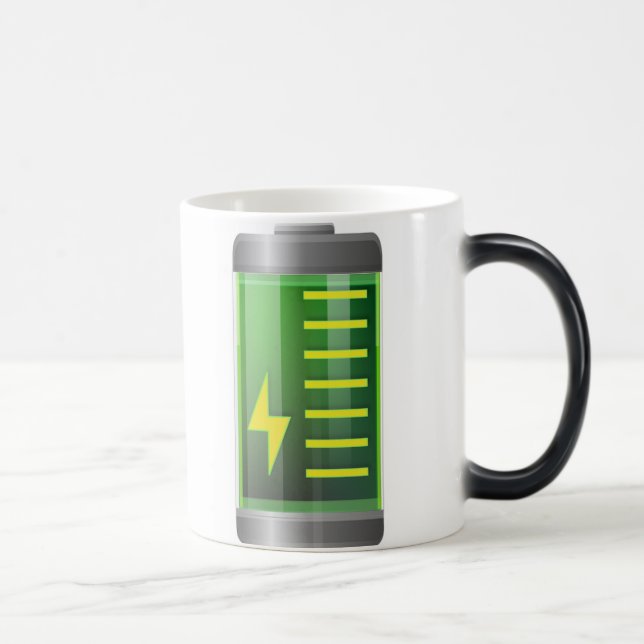 Battery Morph Mug - Morphing Magic Coffee Mug (Right)