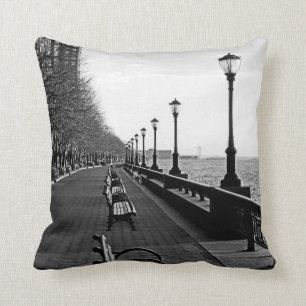 Battery Park City I Throw Pillow