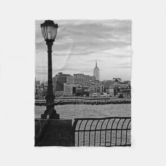 Battery Park City II Fleece Blanket (Front)