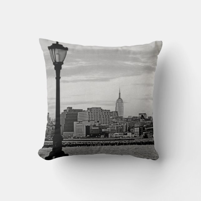 Battery Park City II Throw Pillow (Front)