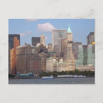 Battery Park Postcard by teknogeek at Zazzle