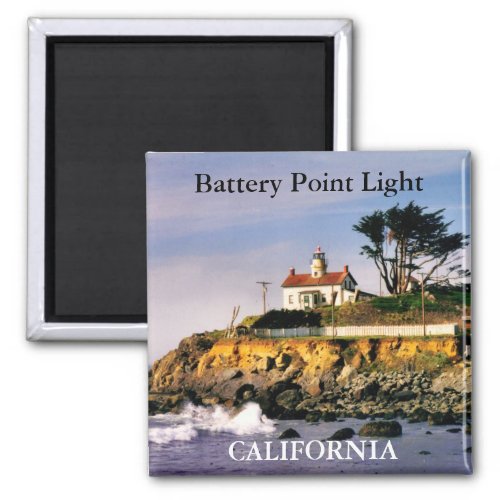 Battery Point Light California Magnet