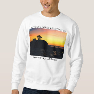 Battery Point Lighthouse, Crescent City California Sweatshirt