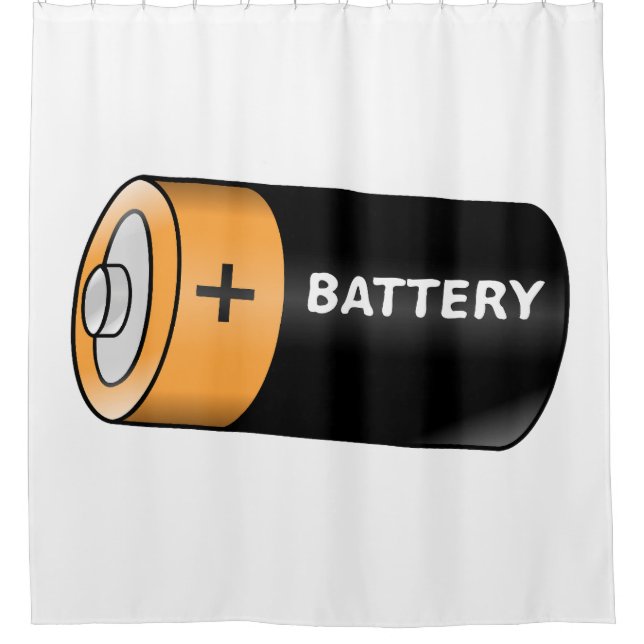 Battery Shower Curtain (Front)