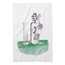 Batting Lesson - cricket, tony fernandes Towel Batting Lesson - cricket, tony fernandes Towel