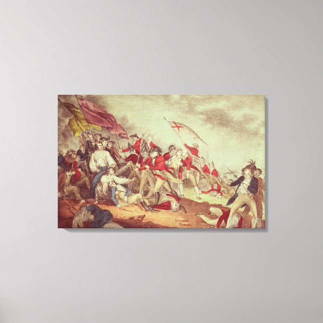 Battle at Bunker's Hill Canvas Print (Front)
