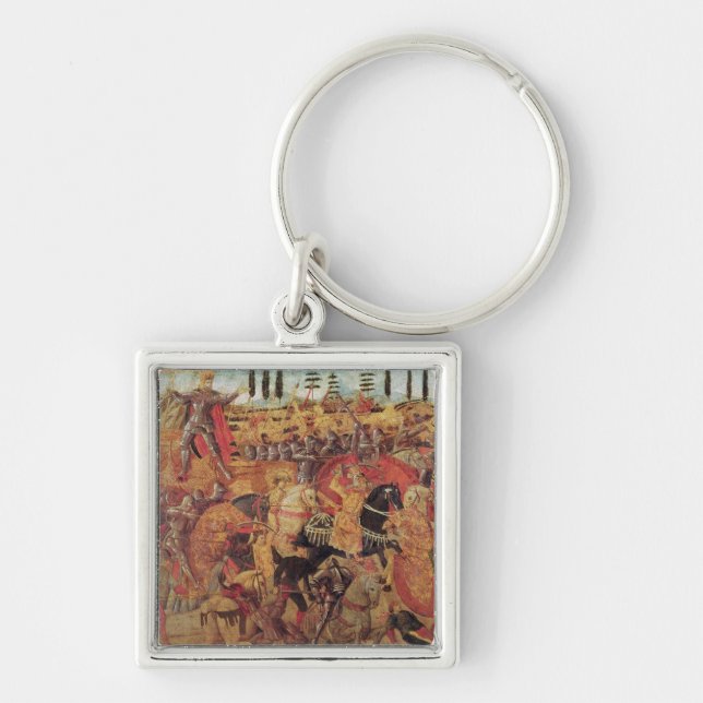 Battle between Darius  and Alexander the Great Keychain (Front)
