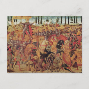 Battle between Darius and Alexander the Great Postcard