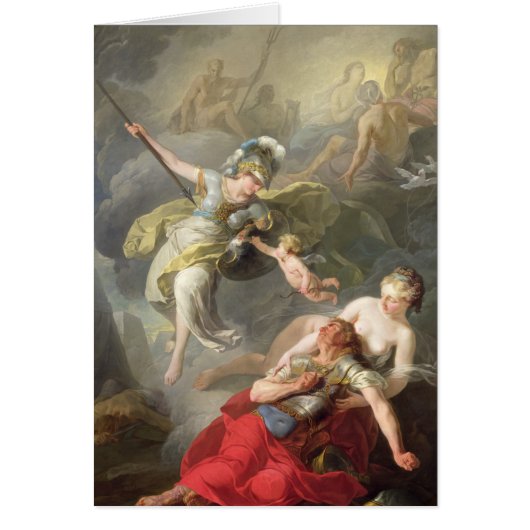 Battle Between Minerva and Mars, 1771 Cards (Front)