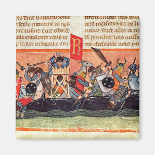 Battle between Romans and Gauls Magnet