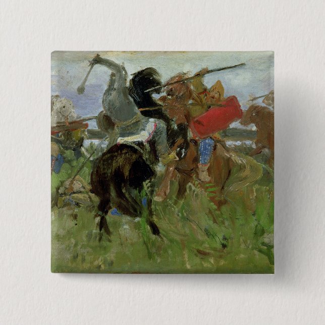 Battle between the Scythians and the Pinback Button (Front)