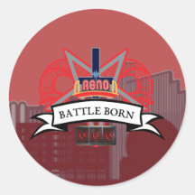 Battle Born Satanists - Northern Nevada Stickers