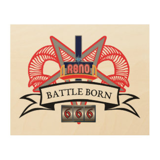 Battle Born Satanists - Northern Nevada - Wood Art