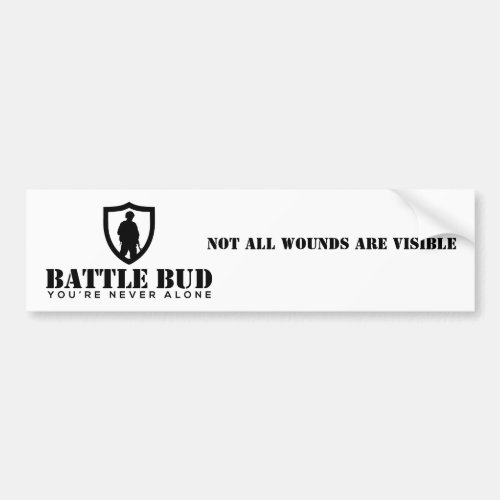 Battle Bud Bumper Sticker