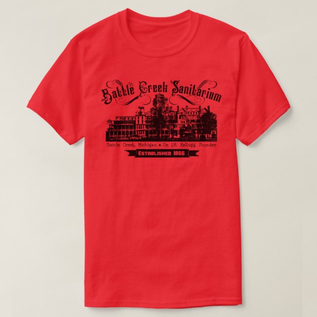 Battle Creek Sanitarium T-Shirt (Design Front)