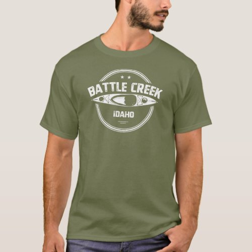 Battle Creek Wild And Scenic River Idaho Kayaking T_Shirt