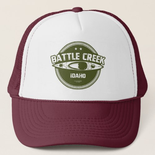 Battle Creek Wild And Scenic River Idaho Kayaking Trucker Hat