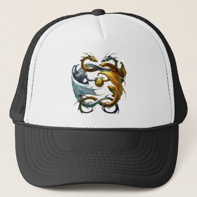 Battle Dragons Trucker Hat (Front)