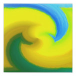 battle faux canvas print