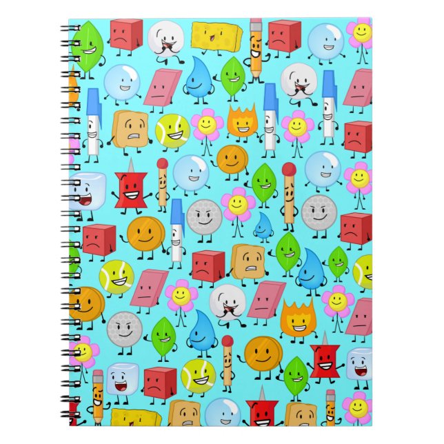 battle for dream island pattern notebook (Front)