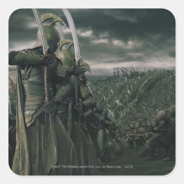 Battle for Middle Earth Square Sticker (Front)