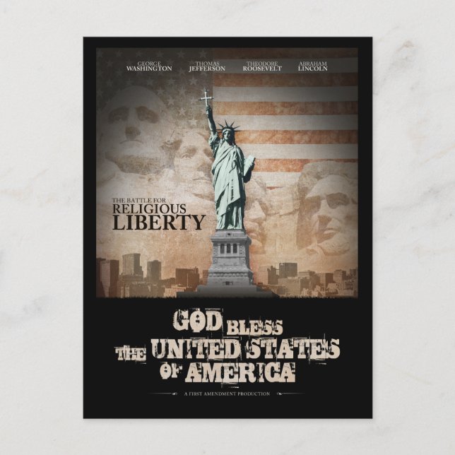 Battle For Religious Liberty Postcard (Front)