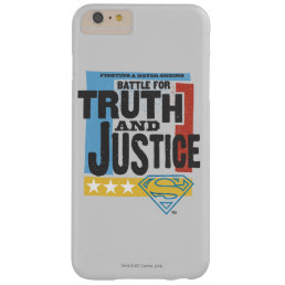Battle for Truth &amp; Justice Barely There iPhone 6 Plus Case