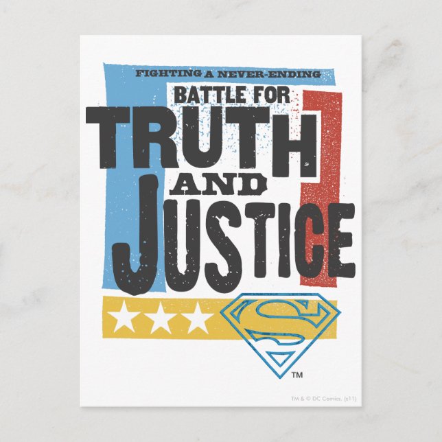 Battle for Truth & Justice Postcard (Front)