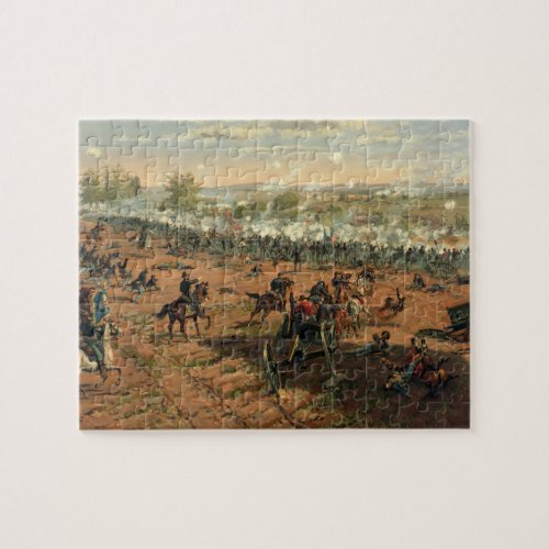 Battle Gettysburg Hancock at Gettysbug Thulstrup Jigsaw Puzzle