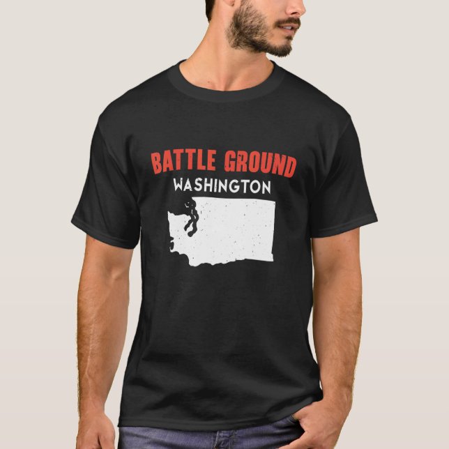 Battle Ground Washington USA State America Travel  T-Shirt (Front)