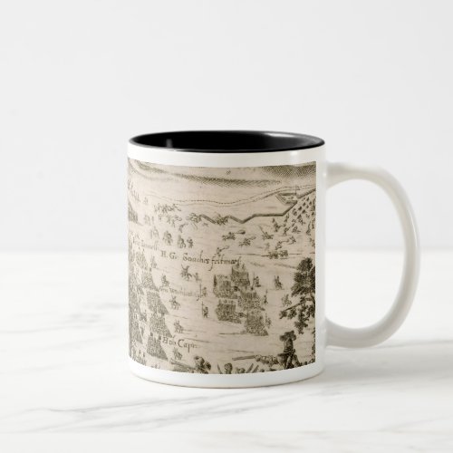 Battle near the Town of Levice in 1664 illustrati Two_Tone Coffee Mug