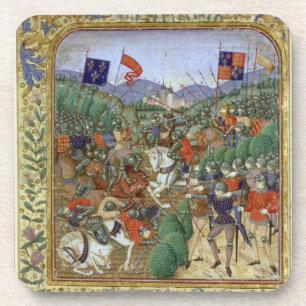 Battle of Agincourt, October 25th 1415 (w/c on pap Coaster